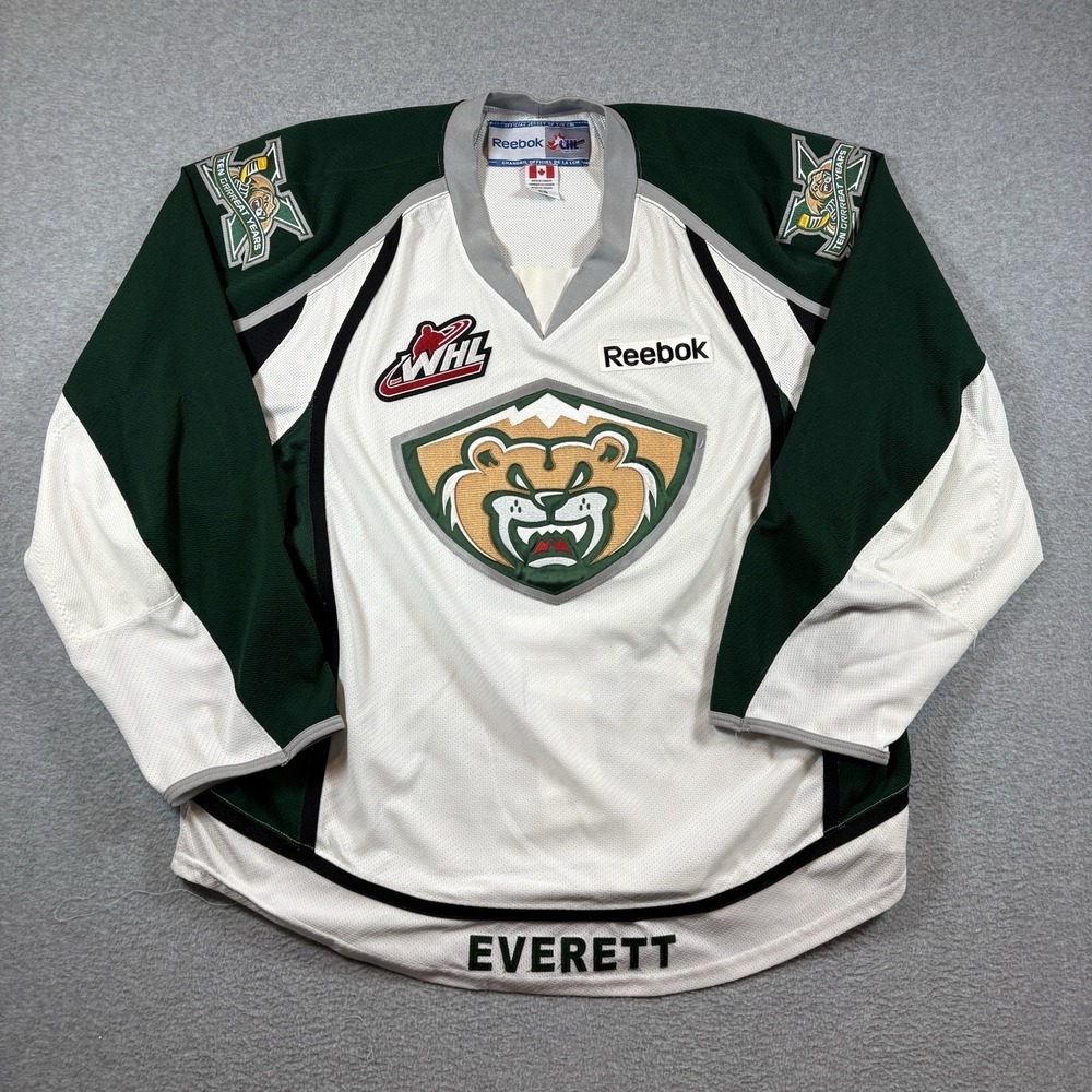 Everett Silvertips WHL Hockey Jersey Mens 58 3XL Reebok 10th Anniversary Canada